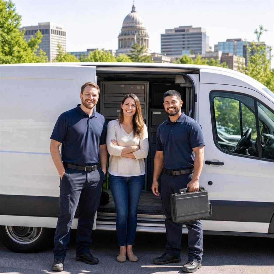 Mobile locksmith service from a fully-stocked van in Boise, Idaho